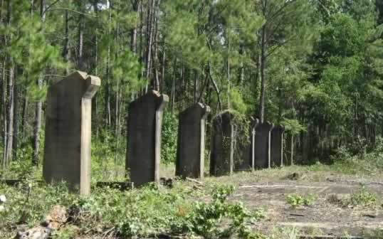 Camp Claiborne Louisiana abandoned building ruins
