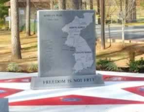 Korean War Memorial, Kees Park, Pineville, Louisiana