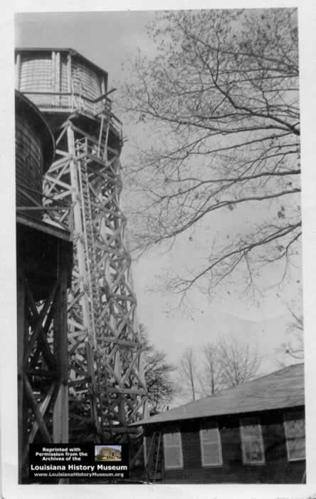 The original Camp Beauregard water tower
