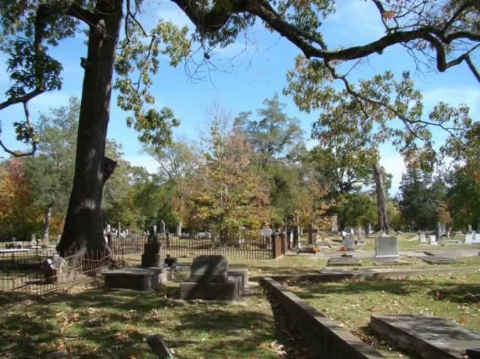 Rapides Cemetery, November, 2011, along the banks of the Red River in Pineville, Louisiana
